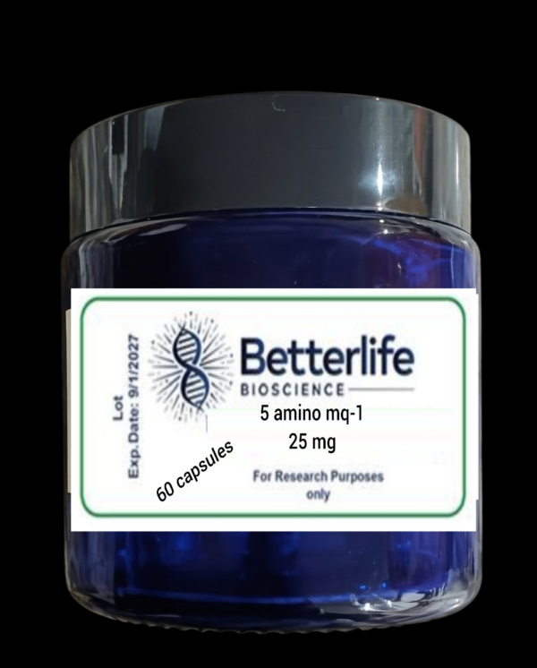 5 Amino-mq1 in capsule package blue bottle with white label